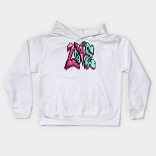 Love Graffiti Kids Hoodie